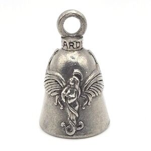 Guardian Angel Bell Motorcycle Biker Luck Riding Good Fortune Amulet Charm